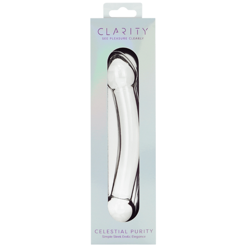 Celestial Purity 6.6 Inch Double-Ended Borosilicate Glass Dildo > Glass > Dildos