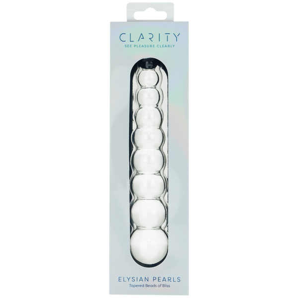 Elysian Pearls 6.7 Inch Borosilicate Glass Dildo Handblown Smooth Shaft > Glass > Dildos