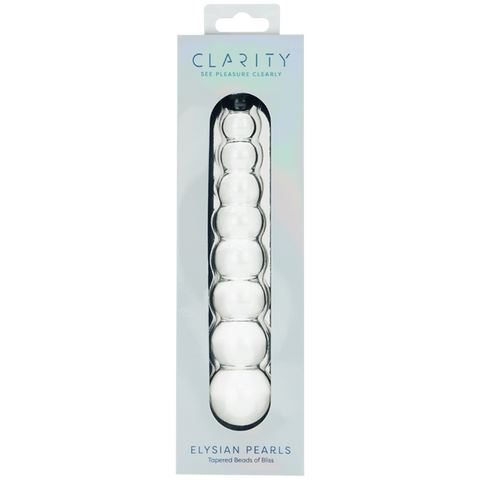 Elysian Pearls 6.7 Inch Borosilicate Glass Dildo Handblown Smooth Shaft > Glass > Dildos