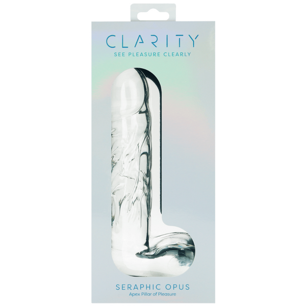 Seraphic Opus Handblown 7.2 Inch Borosilicate Glass Dildo Body-Safe Durable Material > Glass > Dildos