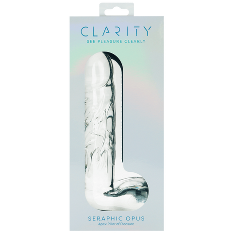 Seraphic Opus Handblown 7.2 Inch Borosilicate Glass Dildo Body-Safe Durable Material > Glass > Dildos