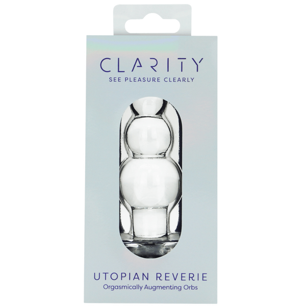 Utopian Reverie Handcrafted Borosilicate Glass Anal Beads 3.6 Inch Anal Toy > Glass > Dildos