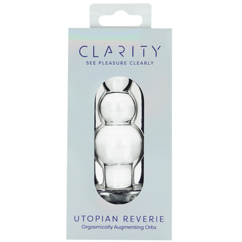 Utopian Reverie Handcrafted Borosilicate Glass Anal Beads 3.6 Inch Anal Toy > Glass > Dildos
