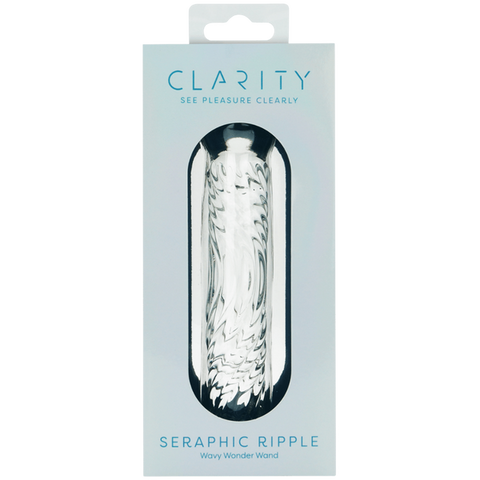 Seraphic Ripple Handblown Borosilicate Glass Dildo – Textured 6.2 Inch Insertable Length > Glass > Dildos