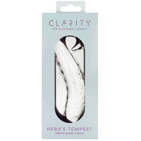 Hera's Tempest Premium Borosilicate Curved 5.5 Inch Glass Dildo > Glass > Dildos