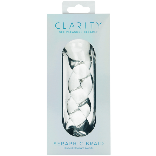 Seraphic Braid 5.7 Inch Borosilicate Glass Dildo Handblown Spiral Design Dildo > Glass > Dildos