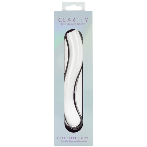 Celestial Curve 7.1 Inch Handblown Borosilicate Glass Double-Ended Dildo > Glass > Dildos