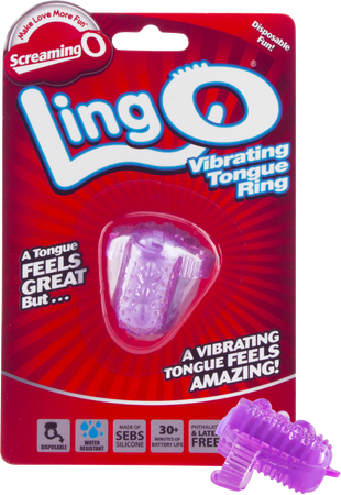Screaming O LingO Rechargeable Tongue Vibrator – Soft Food-Grade SEBS Silicone > Vibrators > Unconventional