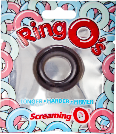 RingO Pleasure Ring – Stretchy Erection-Enhancement Ring Black > Cock Ring > Single