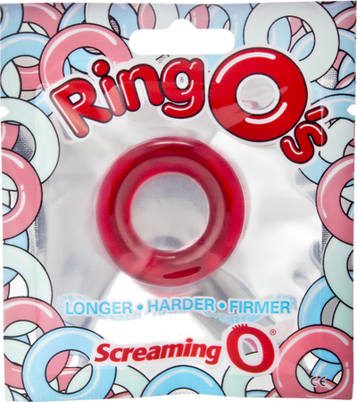 RingO Pleasure Ring – Stretchy Erection-Enhancement Ring Red > Cock Ring > Single