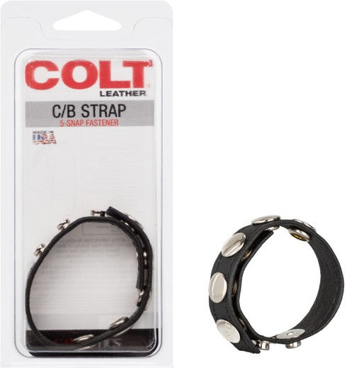 Colt Adjustable Leather Strap 5-Snap Fastener – Premium Soft Leather Strap > Clothes > Mens Leather