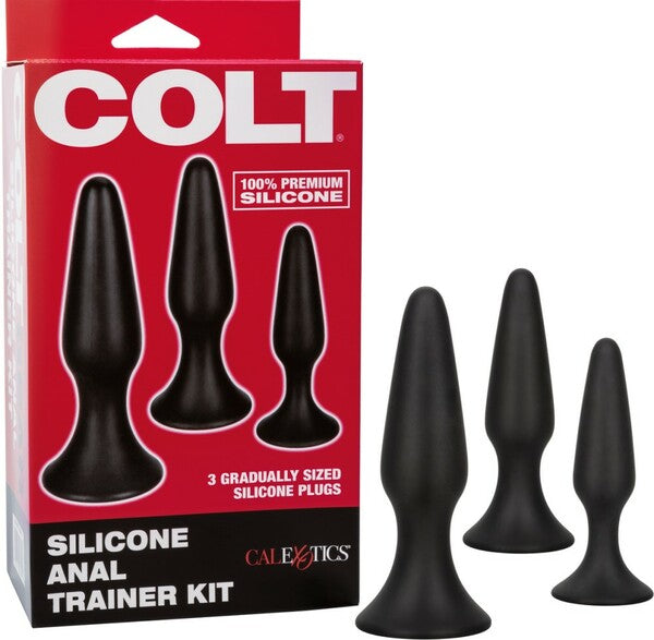 Colt Anal Trainer Kit – Graduated Silicone Anal Plug Set > Anal Range > Butt Plug Kits