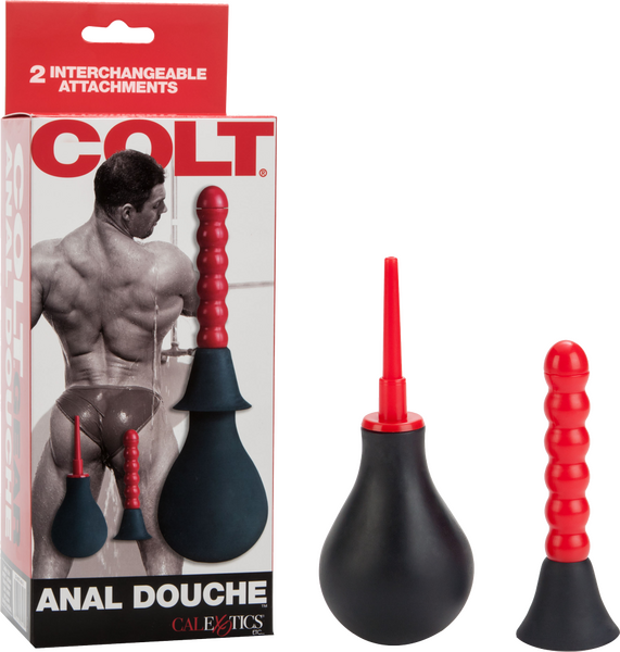 Colt Anal Douche – Reusable Dual Attachment Anal Cleaning System with ABS Plastic and Rubber > Essentials > Douches