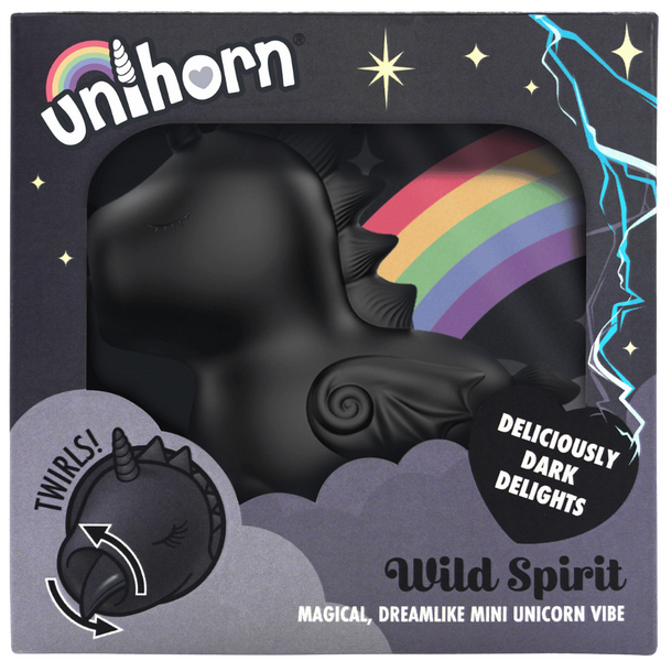 Wild Spirit The Lashing Tongue One Mini Unicorn Vibrator – Silicone, Dual-Motor, 10 Speeds > Vibrators > Ladies > Clitoral Vibrators and Stimulators
