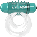 Double O 6 Vibrating Ring – Low Pitch Bass, Raised Ticklers, Long-Lasting Battery Ring > Cock Ring > Vibrating