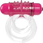 Double O 6 4B Vibrating Ring with Raised Ticklers and Long-Lasting Batteries – Vibrating Ring > Cock Ring > Vibrating