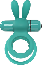 Ohare 4T High Pitch Treble Stretchy Double Ring True Silicone Rabbit Vibrator > Sex Toys > Couples Toys