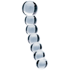 Celestial Orb Handblown Borosilicate Glass Double-Ended Dildo 5.4 Inch Insertable Length > Glass > Dildos