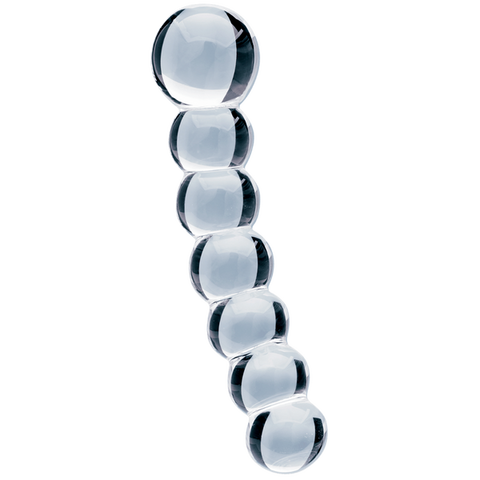 Celestial Orb Handblown Borosilicate Glass Double-Ended Dildo 5.4 Inch Insertable Length > Glass > Dildos