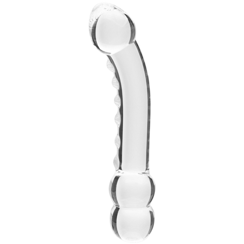 Celestial Ridge Borosilicate Glass Double-Ended Dildo – 6.4 Inch Sculpted Ridges > Glass > Dildos