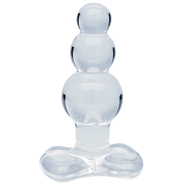 Utopian Reverie Handcrafted Borosilicate Glass Anal Beads 3.6 Inch Anal Toy > Glass > Dildos