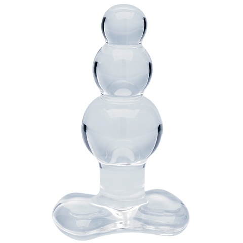 Utopian Reverie Handcrafted Borosilicate Glass Anal Beads 3.6 Inch Anal Toy > Glass > Dildos