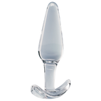 Utopian Floret Handcrafted Borosilicate Glass Butt Plug 4.3 Inch Insertable Length > Glass > Toys