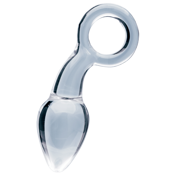 Clarity Utopian Delight – 3.5 Inch Handcrafted Borosilicate Glass Butt Plug > Glass > Dildos