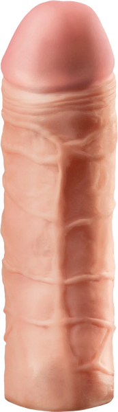 Fantasy X-tensions Mega 1 Inch Extension – Flexible Fanta Flesh Penis Extension > Sex Toys For Men > Penis Sleeves