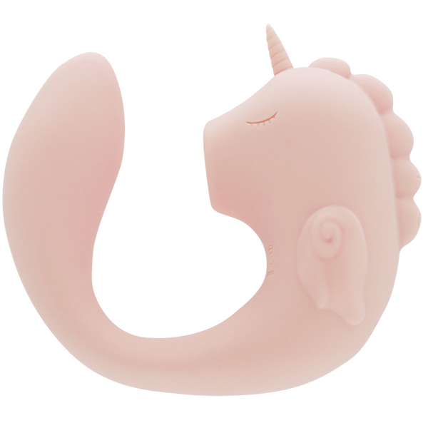 Ocean Peak Unihorn C-Horse Coral Throb – Soft Silicone Oscillating Tongue Vibrator > Vibrators > Unconventional