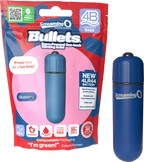 Screaming O Bullets 4B – Low Pitch Bass Vibrator with 4LR44 Batteries and Silky Finish Blue > Vibrators > Mini Vibrators