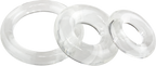 RingO X3 Mixed Pack 3-Pack Cock Rings Clear Silicone Cock Rings > Cock Ring > Sets