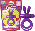 Ohare 4T High Pitch Treble – Body-Safe True Silicone Double Ring Vibrator Grape > Sex Toys > Couples Toys