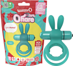 Ohare 4T High Pitch Treble Stretchy Double Ring True Silicone Rabbit Vibrator Kiwi > Sex Toys > Couples Toys