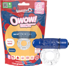 Owow 4T OWow Vibrating Ring – Body-Safe SEBS Material Ring with High Pitch Treble Vibrations Blueberry > Cock Ring > Vibrating