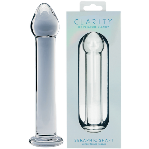 Seraphic Shaft Borosilicate Glass Dildo – Hand-Blown 6.6 Inch Straight Dildo One Size > Glass > Dildos