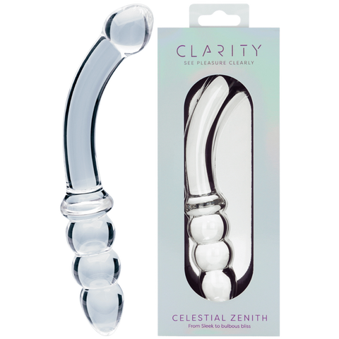 Celestial Zenith 6.5 Inch Double-Ended Borosilicate Glass Dildo One Size > Glass > Dildos