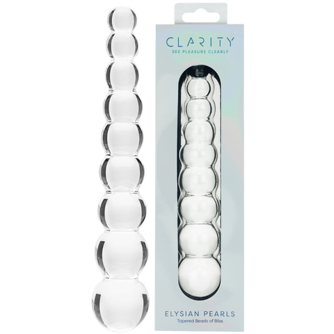 Elysian Pearls 6.7 Inch Borosilicate Glass Dildo Handblown Smooth Shaft One Size > Glass > Dildos