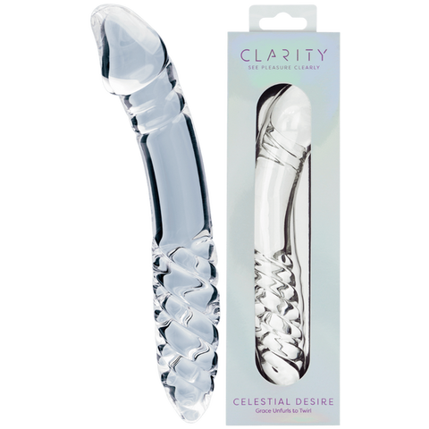 Celestial Desire 7.4 Inch Double-Ended Borosilicate Glass Dildo One Size > Glass > Dildos
