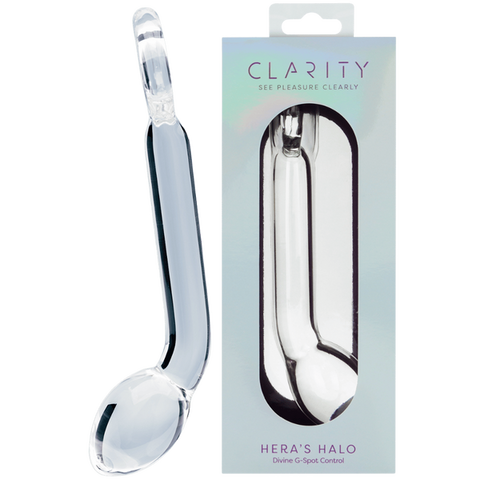 Hera's Halo Handblown Borosilicate Glass Dildo – 6 Inch Non-Porous Hypoallergenic One Size > Glass > Dildos