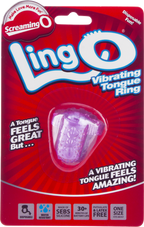 Screaming O LingO Rechargeable Tongue Vibrator – Soft Food-Grade SEBS Silicone Purple > Vibrators > Unconventional