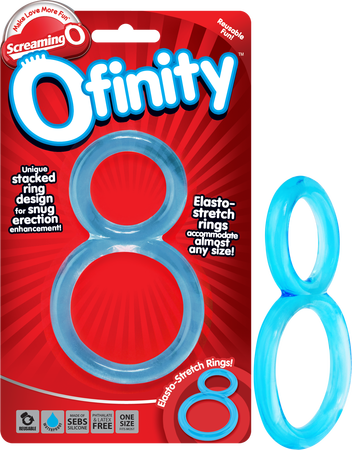 Ofinity Double Erection Ring – Stretchy Silicone Adjustable Cock Ring > Cock Ring > Single