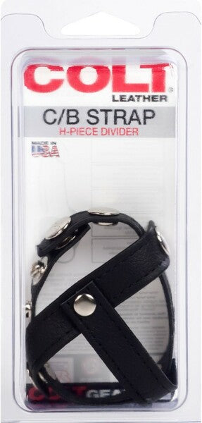 Colt Leather H-Piece Divider Strap – Soft Supple Leather Strap Accessory Black > Clothes > Mens Leather