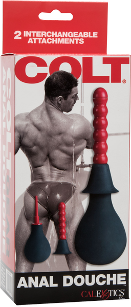 Colt Anal Douche – Reusable Dual Attachment Anal Cleaning System with ABS Plastic and Rubber > Essentials > Douches