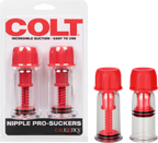 Colt Nipple Pro-Suckers – Adjustable Suction Nipple Stimulators with Customizable Vacuum Pressure Red > Sex Toys > Nipple Suckers