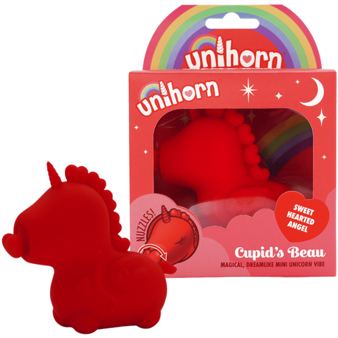 Cupid's Beau The Heart Nosed One – Powerful Clitoral Vibrator with Multiple Patterns Red > Vibrators > Ladies > Clitoral Vibrators and Stimulators
