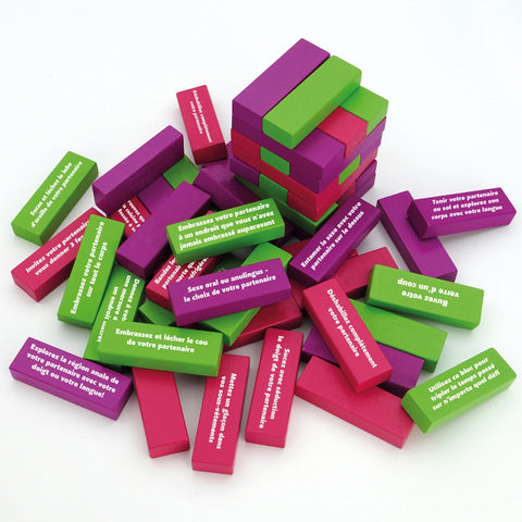 La Tour du Plaisir French Edition – Wooden Tumbling Tower Adult Game > Novelties > Games