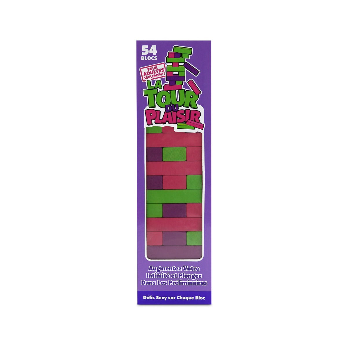 La Tour du Plaisir French Edition – Wooden Tumbling Tower Adult Game Default Title > Novelties > Games