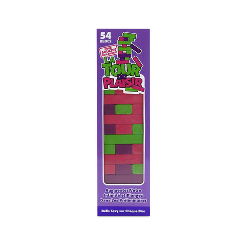 La Tour du Plaisir French Edition – Wooden Tumbling Tower Adult Game Default Title > Novelties > Games