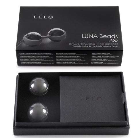 Lelo Luna Beads Noir – Luxury Kegel Balls > Sex Toys For Ladies > Orgasm Balls